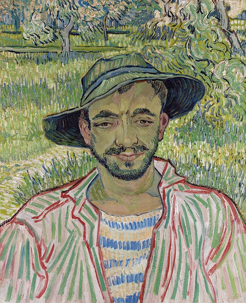 Portrait of a Young Peasant, 1889 by Vincent van Gogh