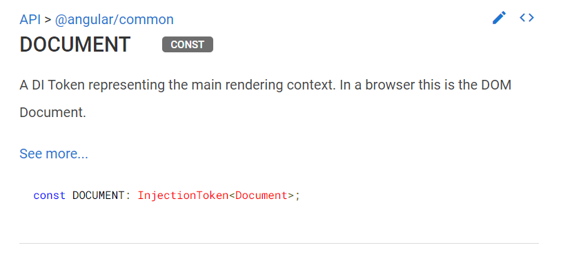 DOCUMENT API reference