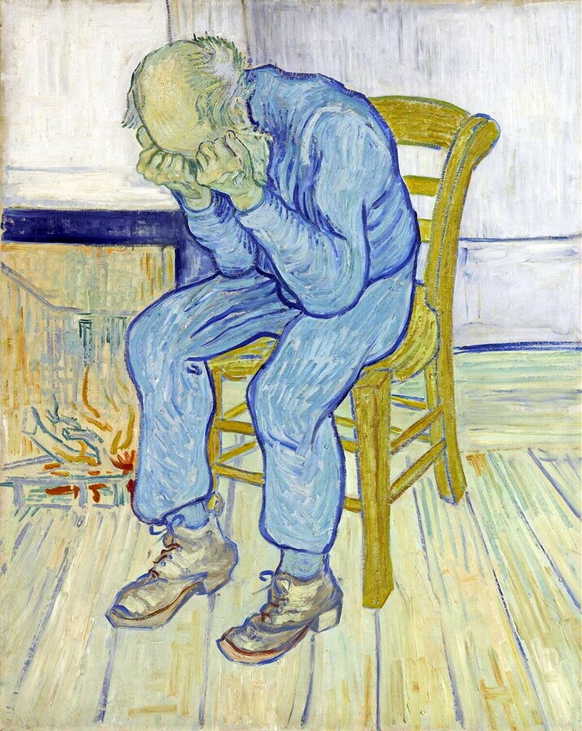 At Eternity’s Gate by Vincent van Gogh