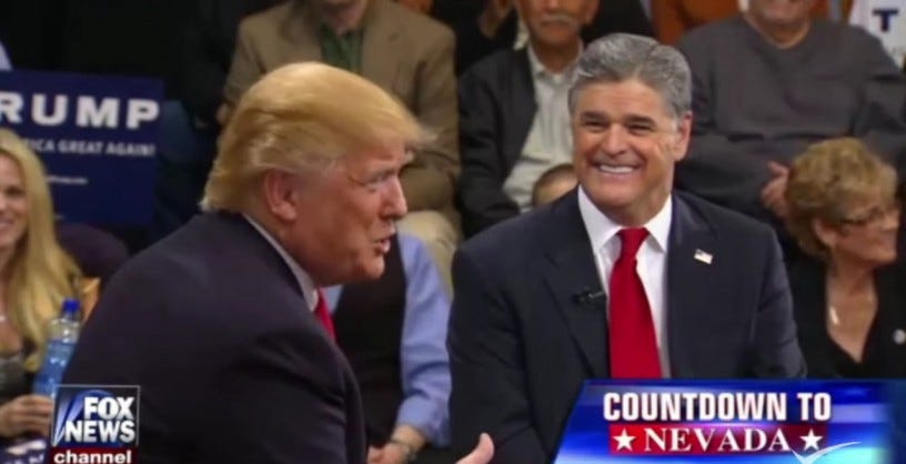 Image result for hannity trump