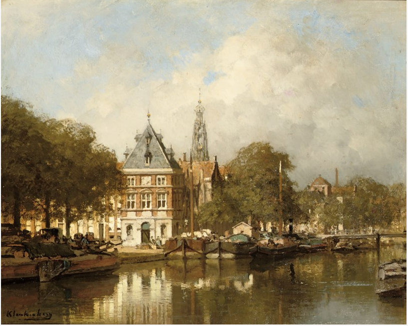 Johannes Christiaan Karel Klinkenberg (1852–1924)  De Waag aan het Spaarne te Haarlem
