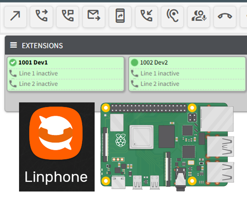 ทำระบบเสียงตามสายด้วย IZPBX และ Linphone(Rpi) ตอนที่ 3 (set Rpi)