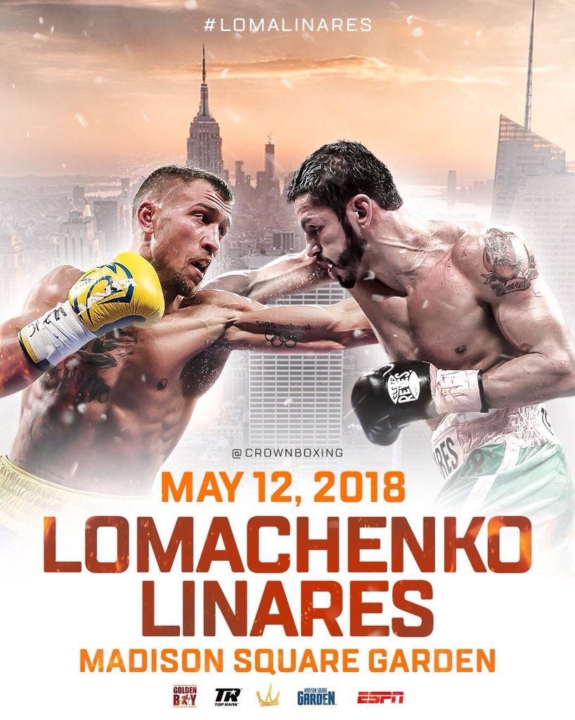 Vasyl Lomachenko vs. Jorge Linares