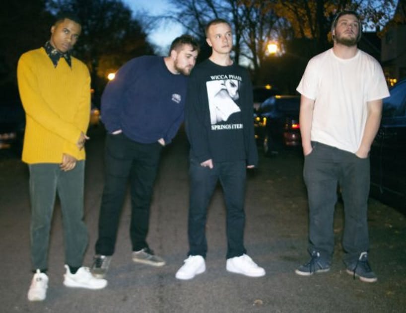 From left to right: Allan Kingdom, Psymun, Corbin, and Bobby Raps