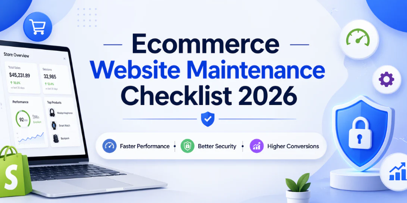 Ecommerce Website Maintenance Checklist for 2026