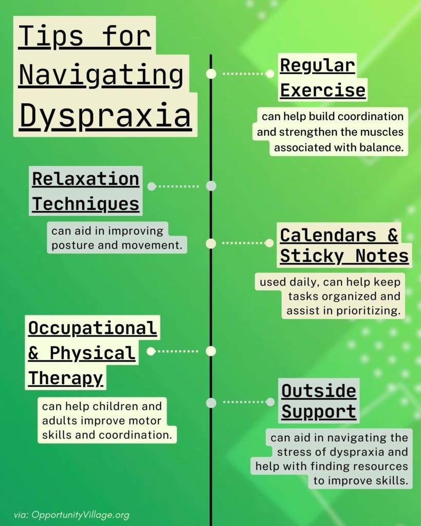 infographic of tips for dysgraphia