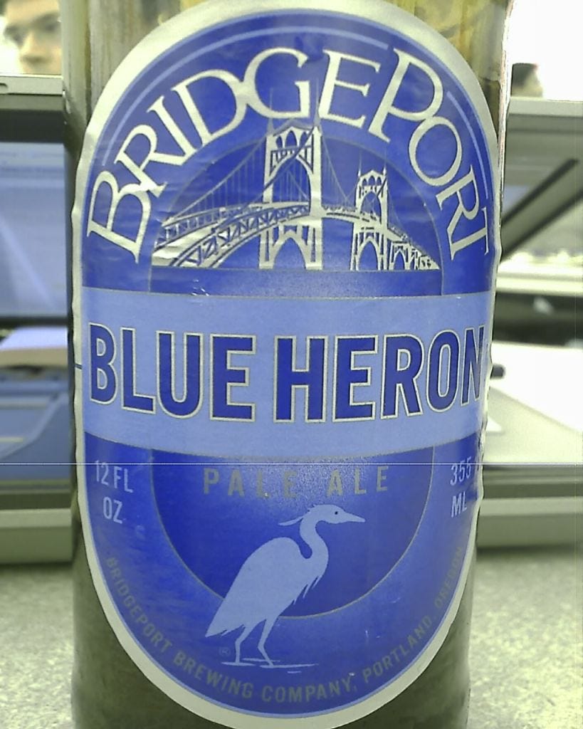 Bridgeport Blue Heron IPA craft beer