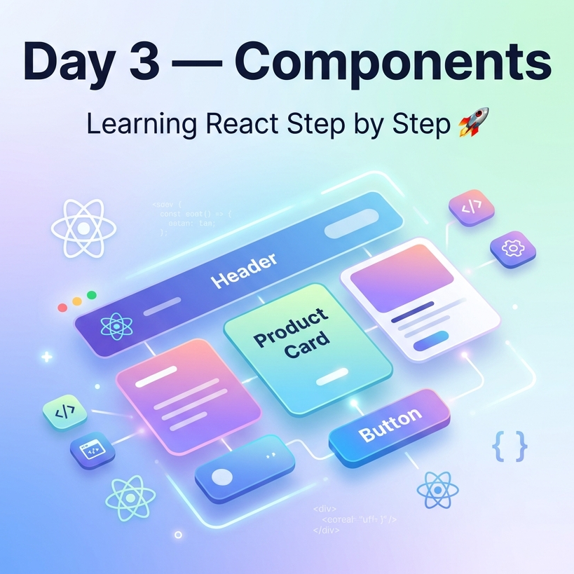 My React Learning Journey — Understanding Components