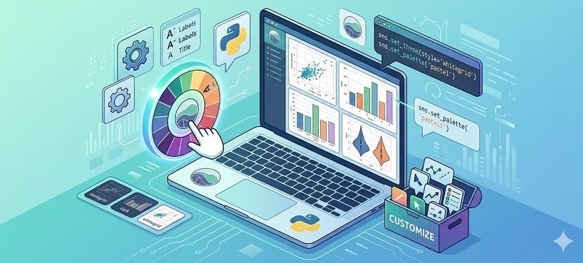 Customizing Seaborn Plots: Turning Basic Charts into Insightful Visuals