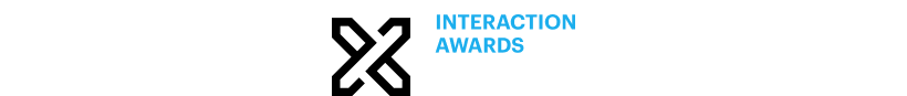Interaction Awards logo in black and blue