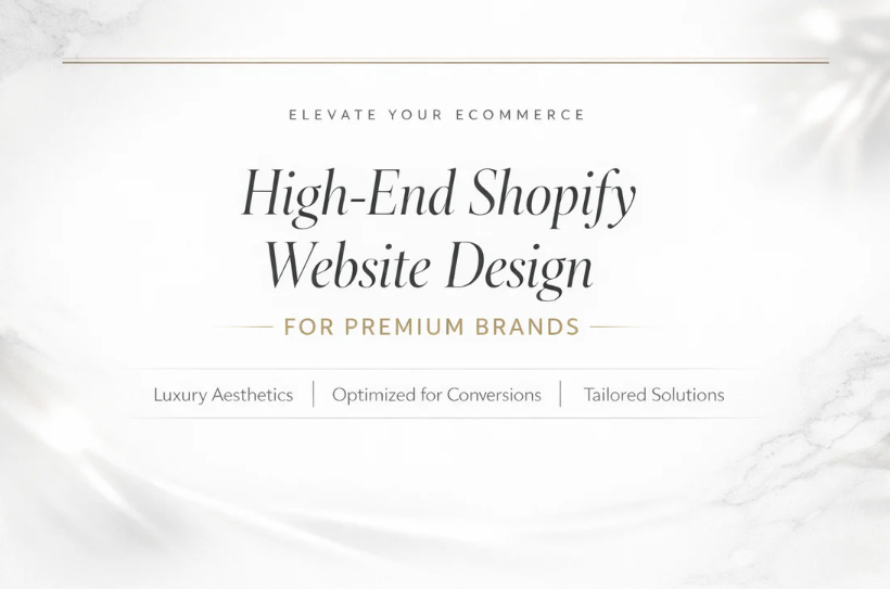 High-End Shopify Website Design for Premium Brands