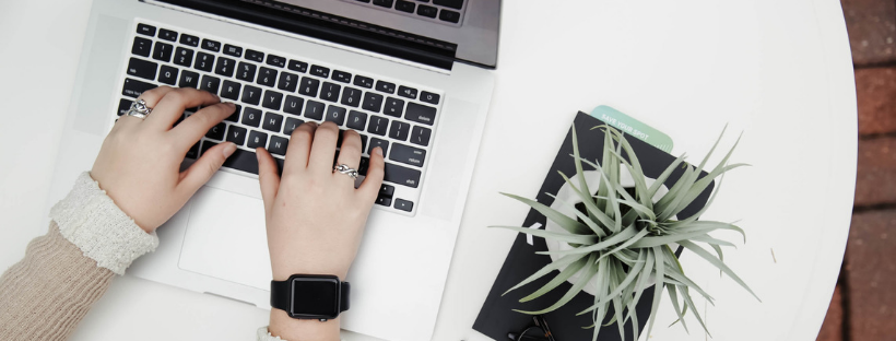 Hands typing on MacBook symbolizing best optimization practices