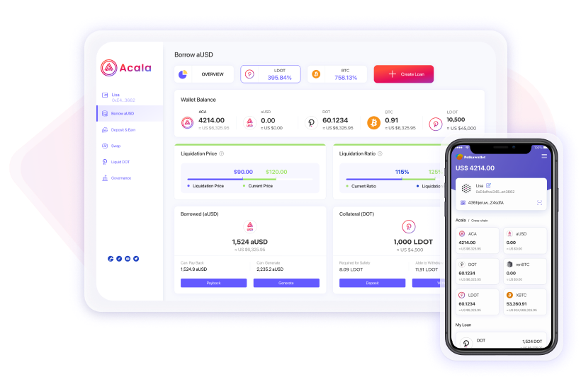 Acala Network User Interface