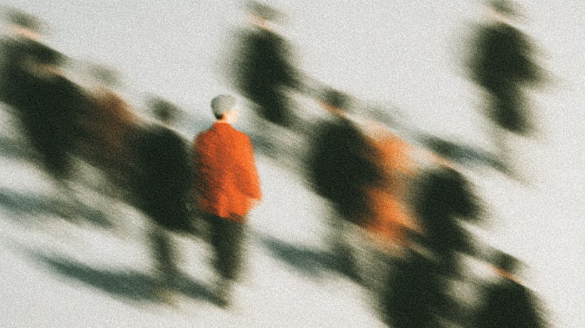 Identity, crisis, and new times. Midjourney, 2026.