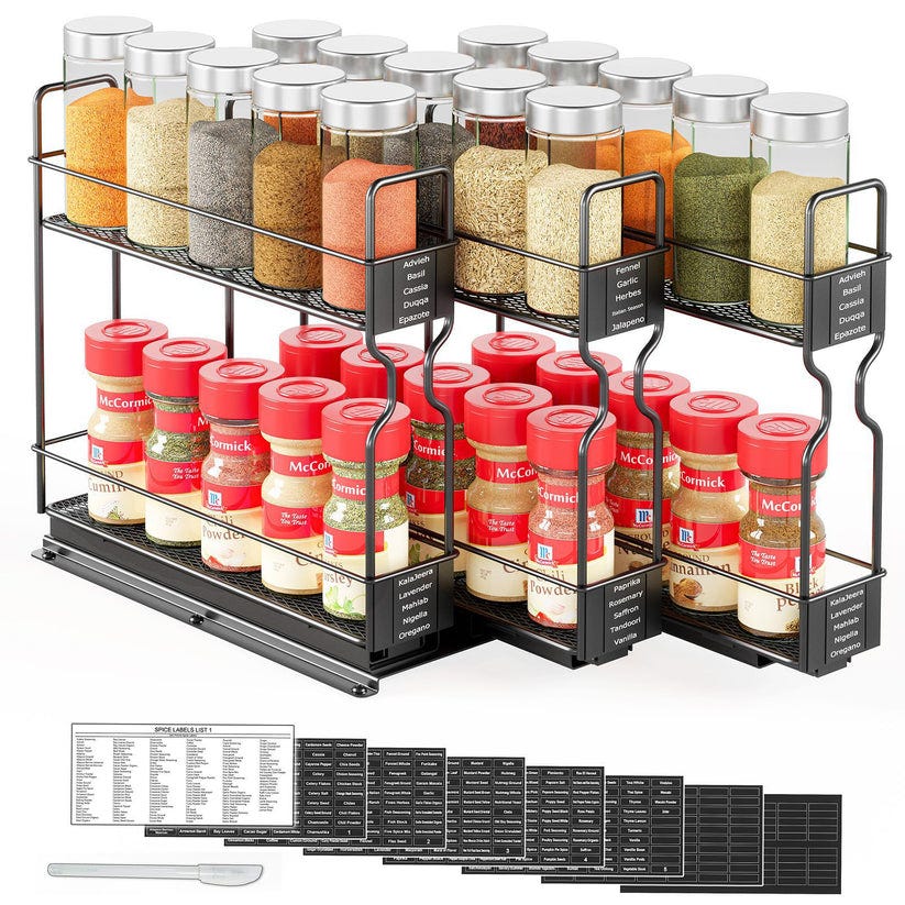 large spice rack