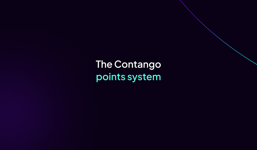 The Contango points system banner