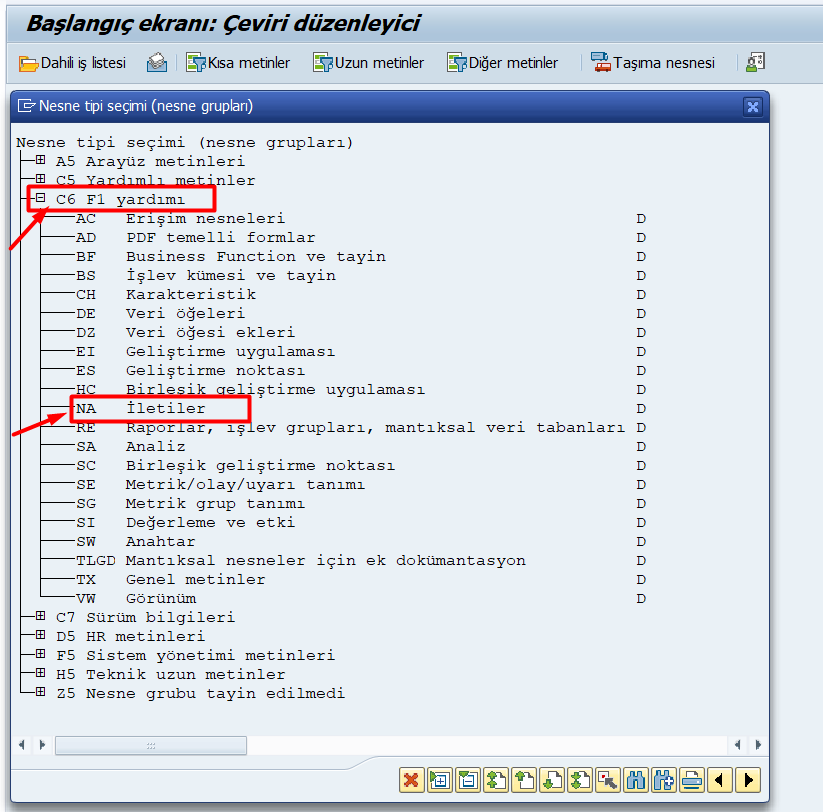 ABAP | Message Class & Long Text Translation İşlemleri