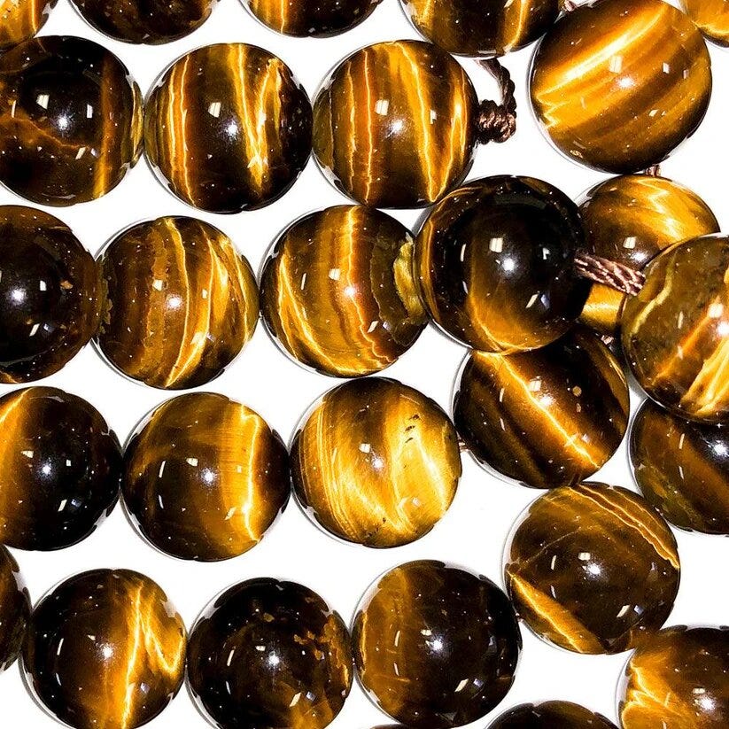 Gemstone Beads — Tigers Eye