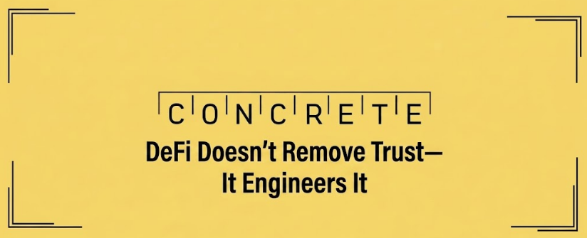 DeFi Doesn’t Remove Trust — It Engineers It