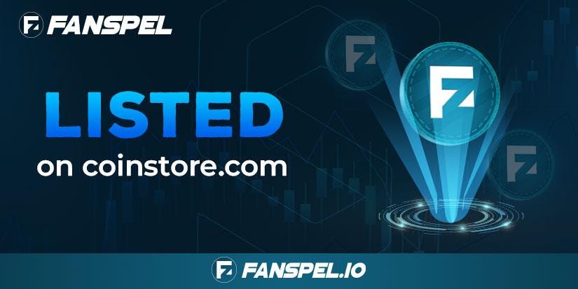 Coinstore Listed FAN Today | Trade Now | Fanspel