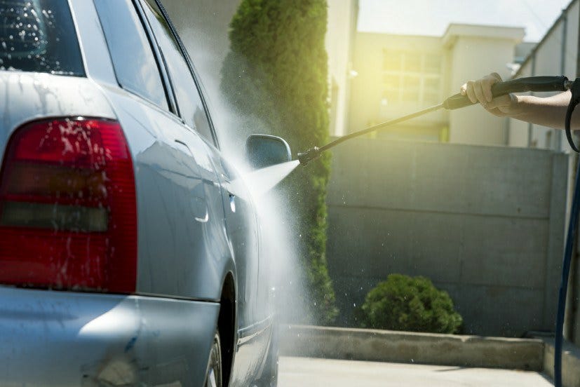 Car Wash With Pressure Washer