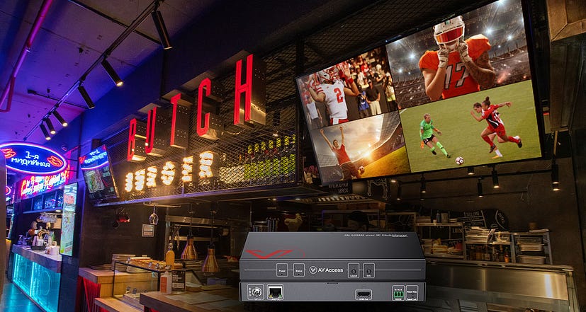 How to Display Multiple Sources on a Single Screen in Your Sports Bar?