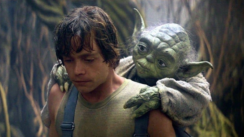 Hãy quay trở lại quán bar đầu tiên và nhận một chiếc daiquiri khác mà chúng ta có thể?
Tôi đã gặp Yoda một lần, anh ấy yêu một daiquiri.