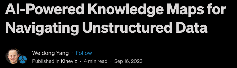 AI-assisted knowledge mapping