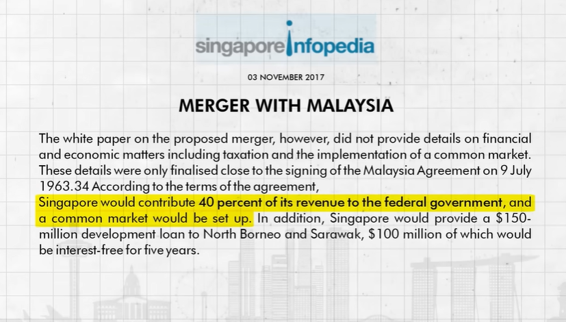 Merger with Malaysia