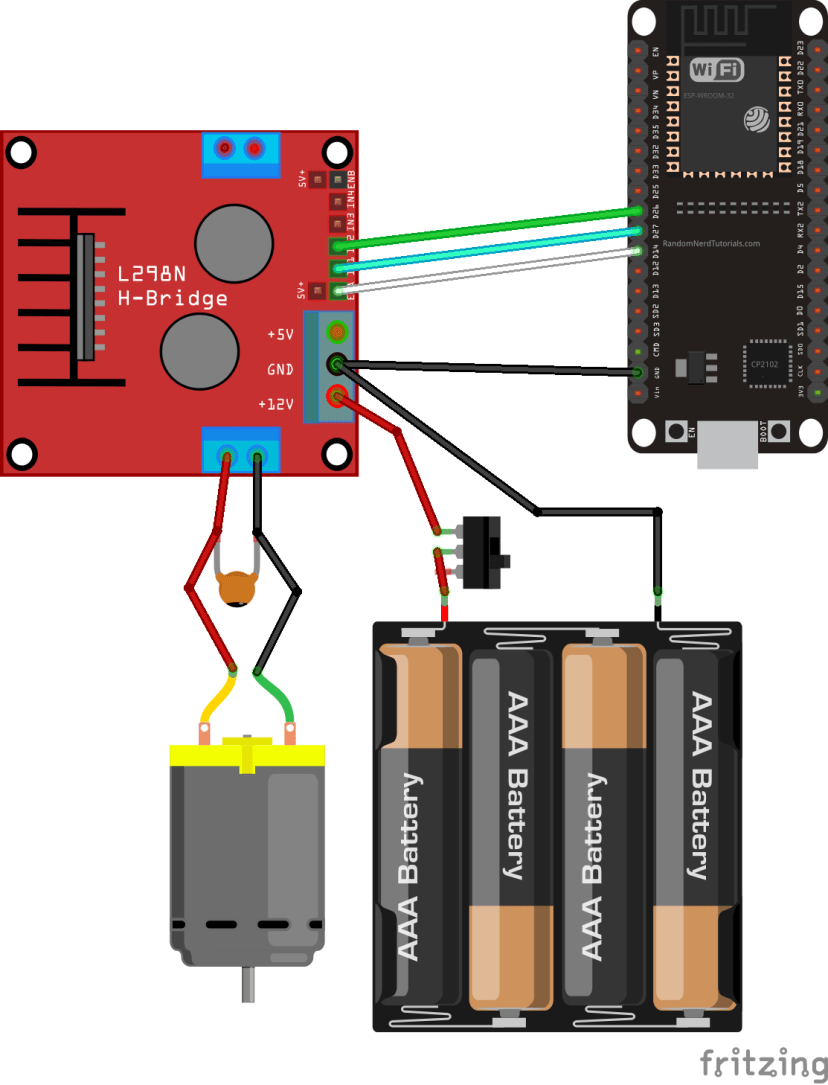 Controlling Motion: Mengatur Kecepatan dan Arah Motor DC dengan ESP32