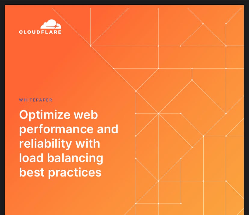 Optimize web performance and reliability with load balancing best practices Whitepaper