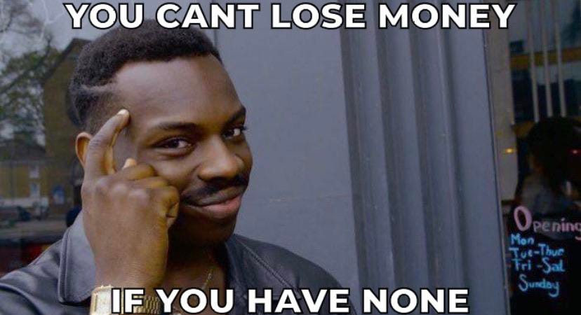 lose money meme