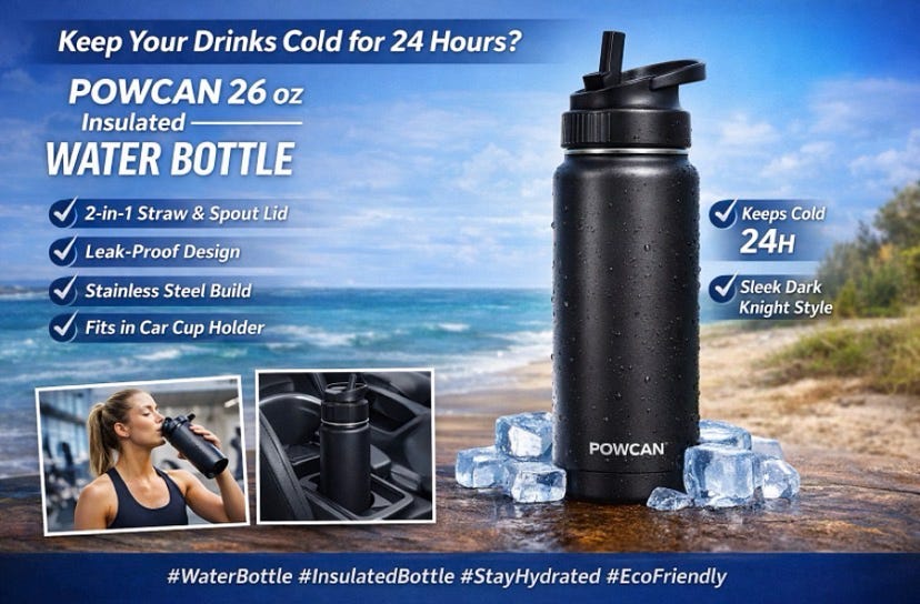 How Can the POWCAN 26 oz Insulated Water Bottle Transform Your Hydration Routine?