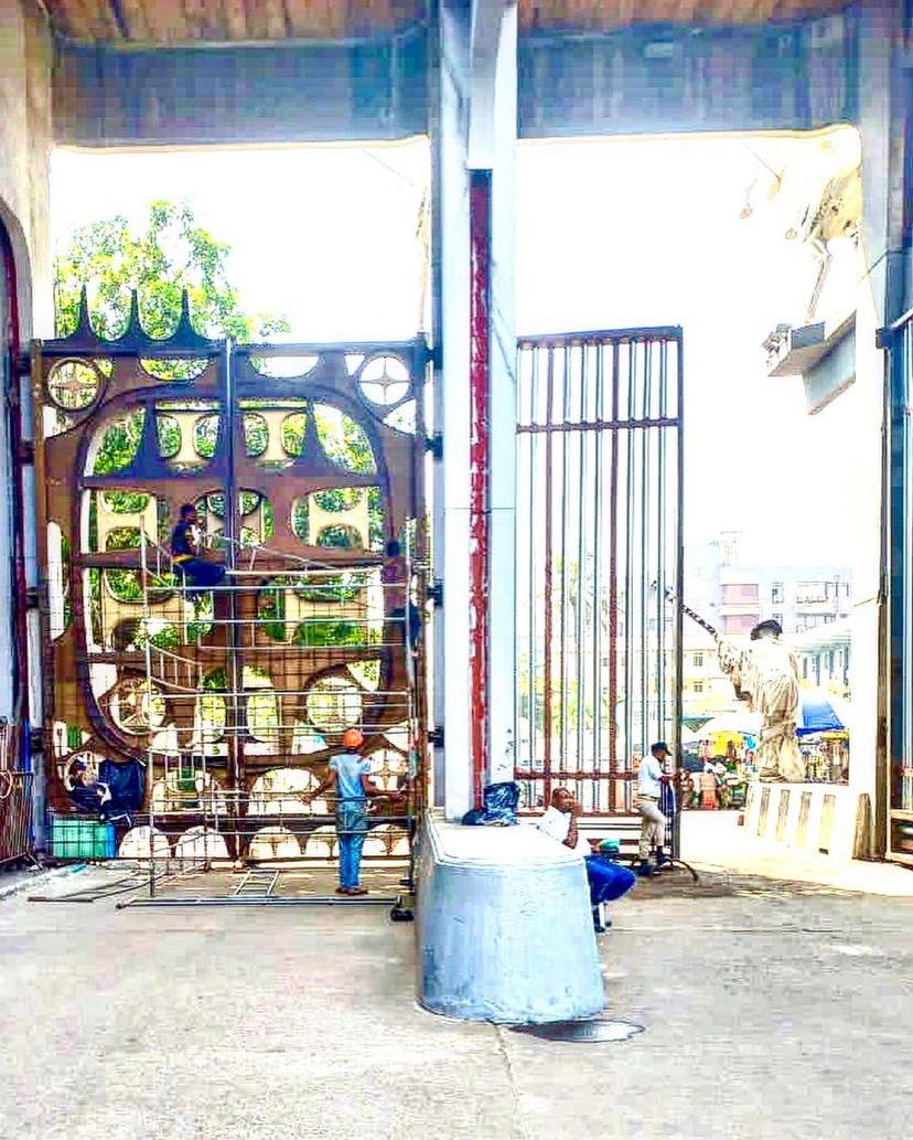 The grand gates of Tafawa Balewa Square