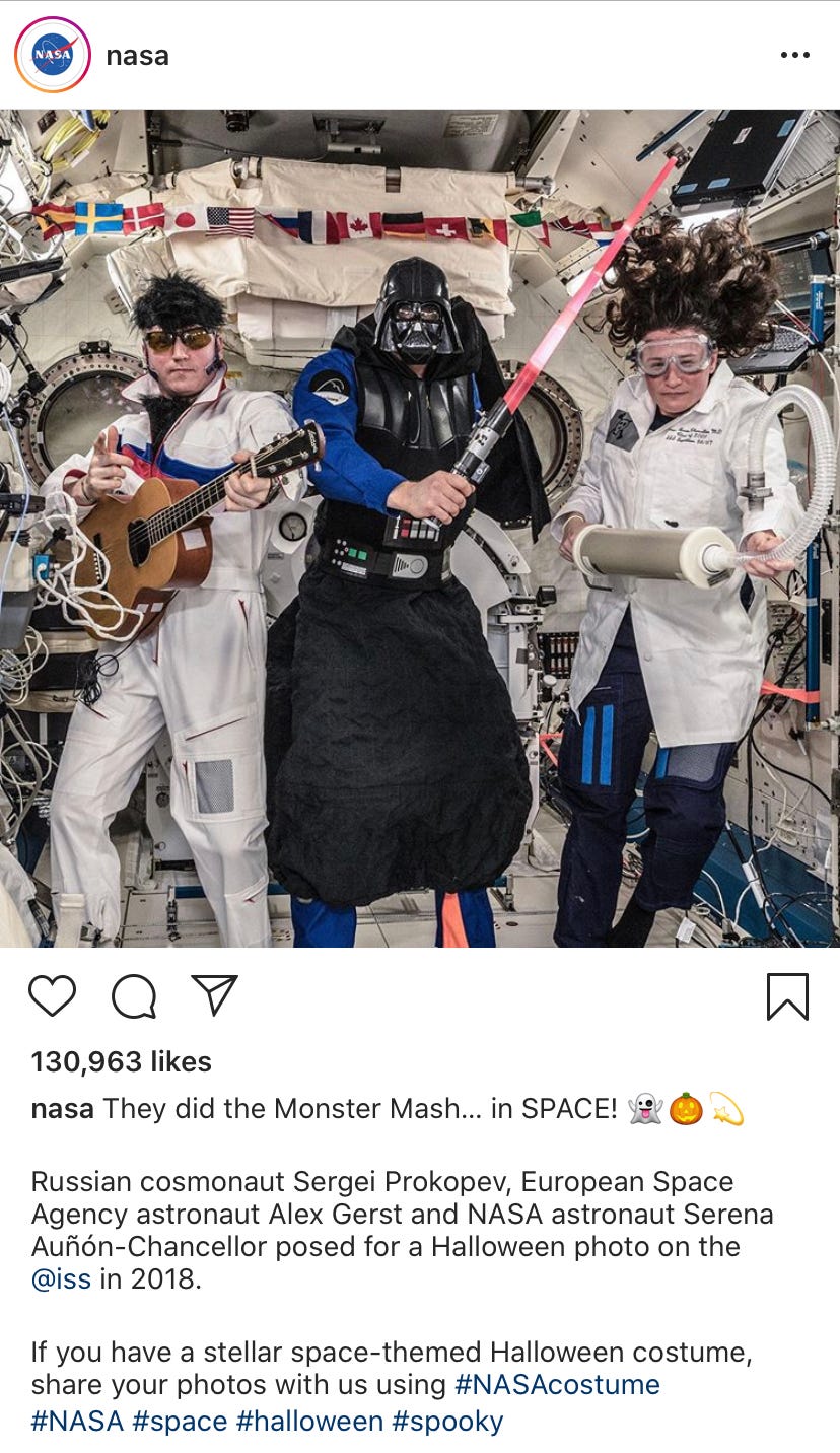 Nasa halloween costumes