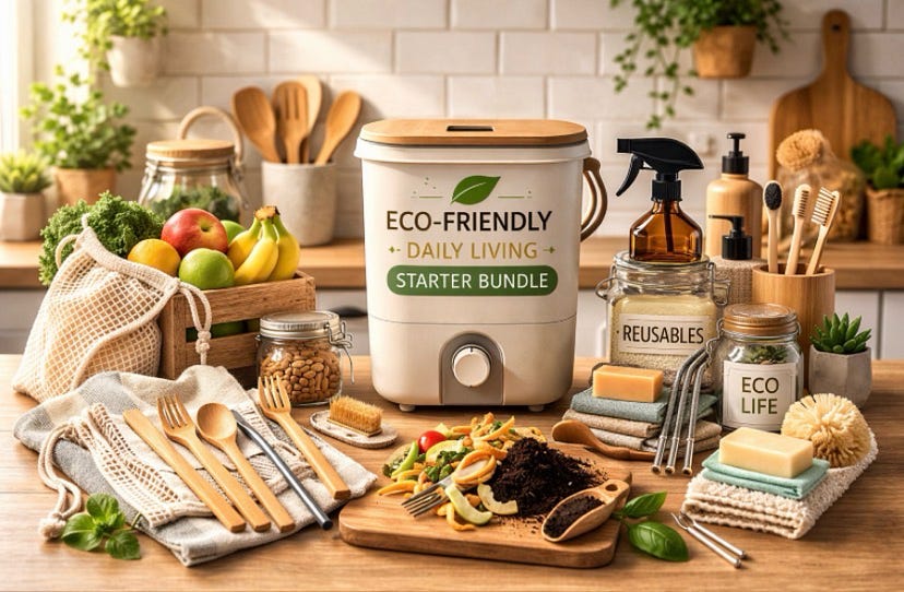 How Can the Eco-Friendly Daily Living Starter Bundle Transform Your Home into a Greener Space2026?