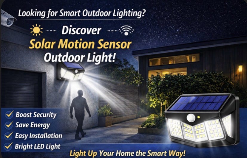 How Can a Solar Motion Sensor Outdoor Light Transform Your Home Security and Save Energy2026?