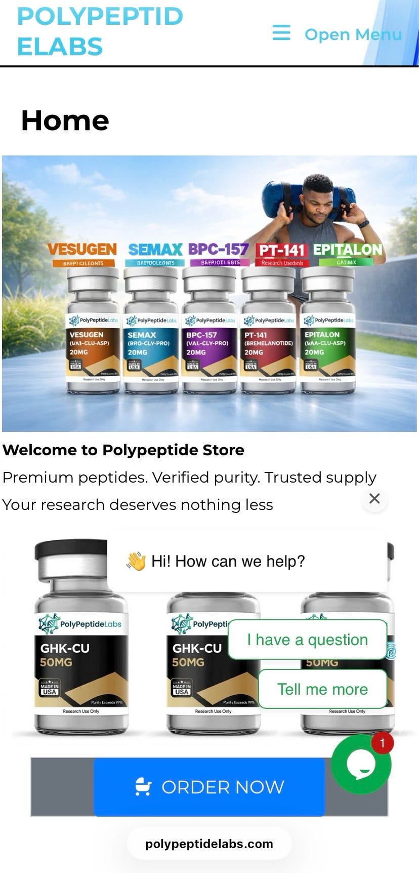 Order on our official website  http://polypeptidelabs.com