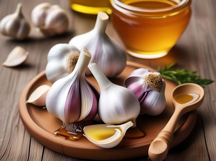 what are garlic and honey good for?