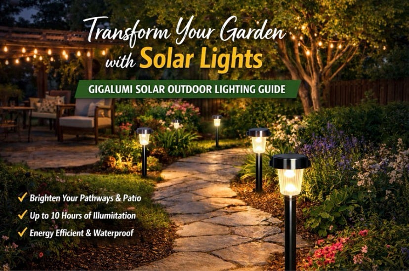 How Can GIGALUMI Solar Outdoor Lights Transform Your Garden into a Stunning Night Oasis2026?