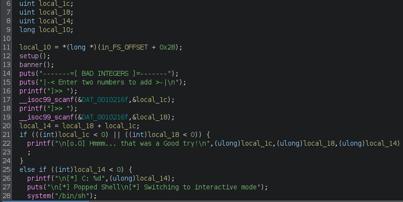 CTF pwn105 @ TryHackMe