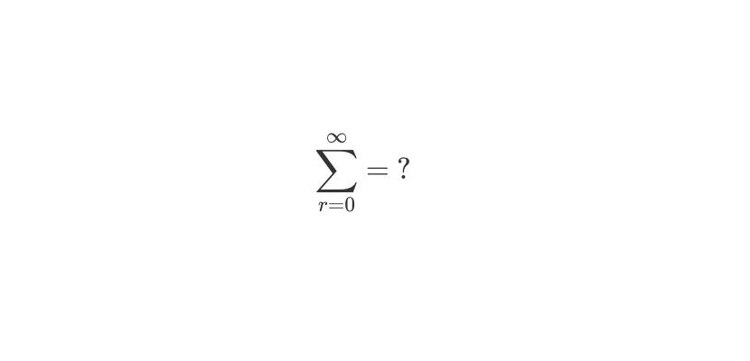 How to Sum an Infinite Series