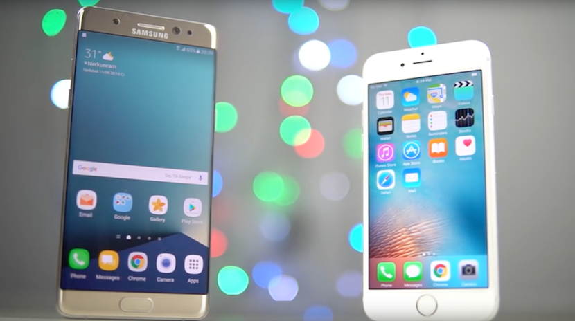 Galaxy Note 7 vs. iPhone 6s