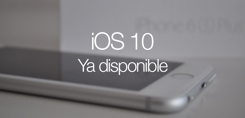 iOS 10 ya disponible