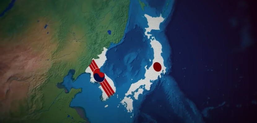 Korean And Japan Map