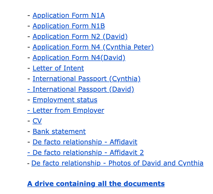 Required Documents for Malta digital nomad application.