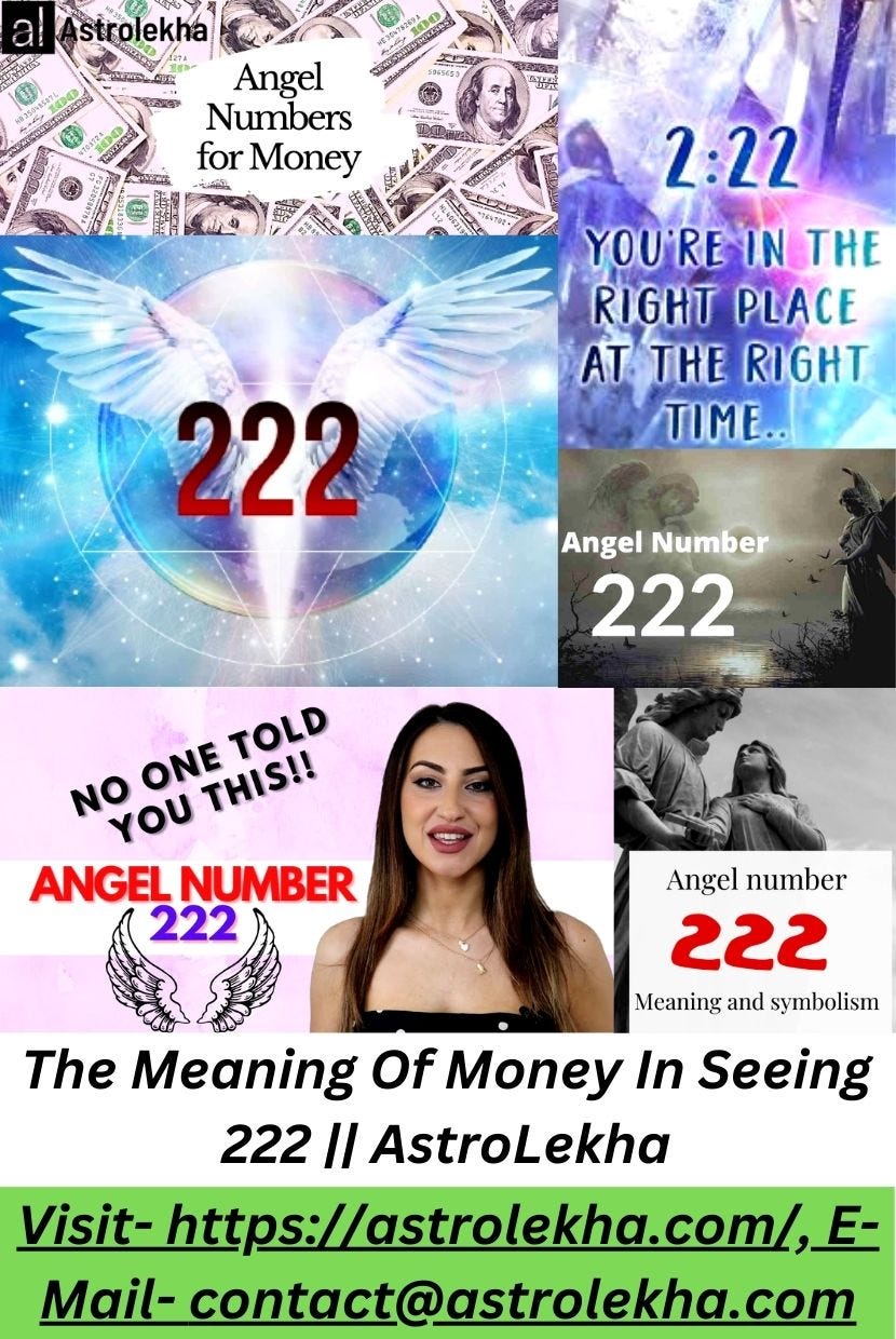 angel number 222 meaning in money