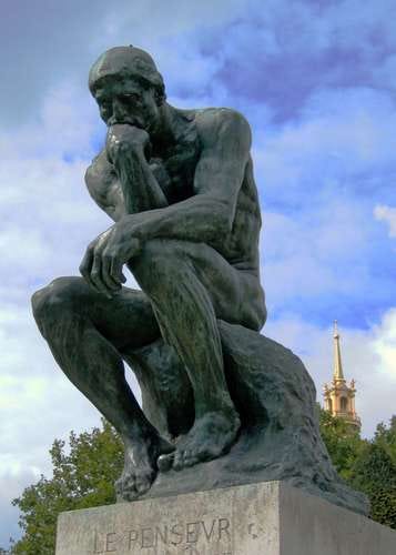 The Thinker statue