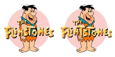 A mockup comparing FlinStones to FlintStones