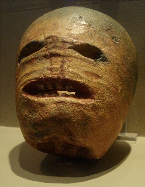 Traditional Irish halloween Jack-o’-lantern made out of a turnip